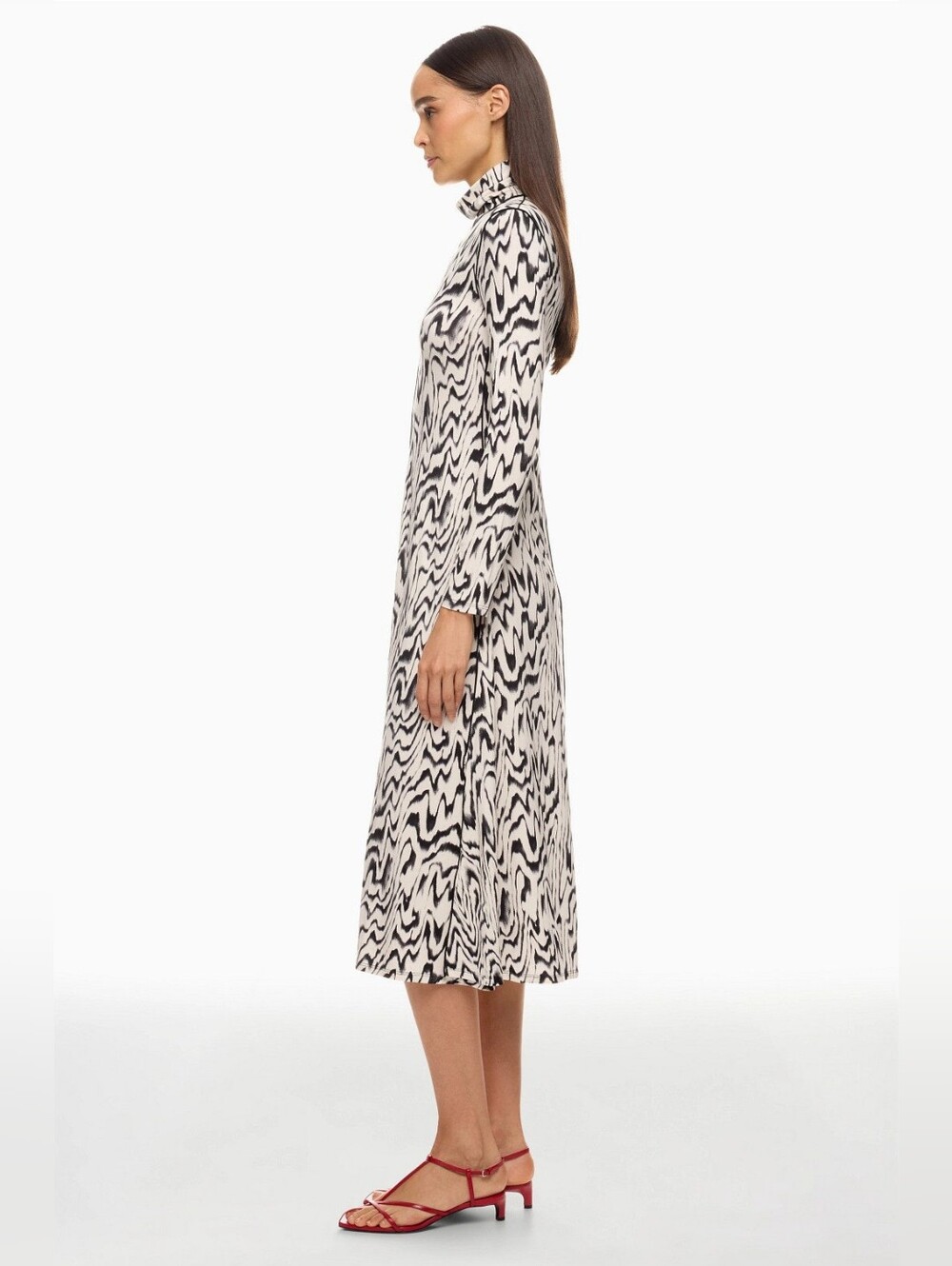PROENZA SCHOULER | $495 Marion Long Sleeve Midi Dress - Picture 2 of 11